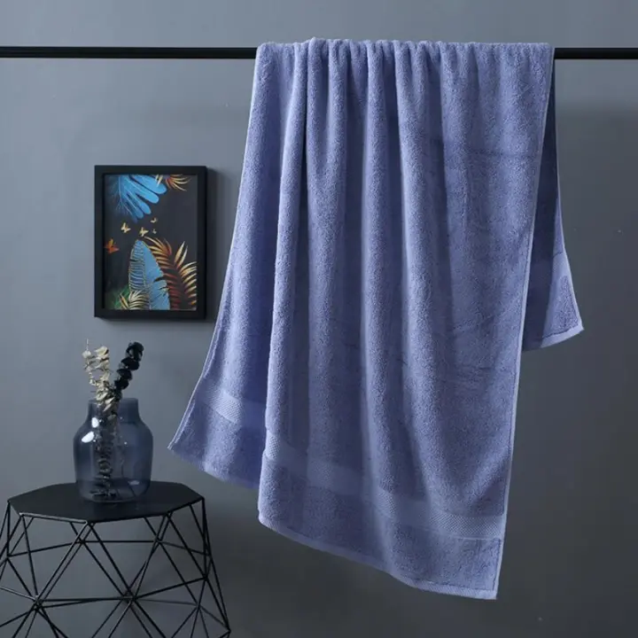 Toalla De Baño De Algodón Suave Y Absorbente Para Adultos Toallas De Playa Y Spa De Hotel Para El Hogar Tamaño Grande Conjunto De Toallas De Baño - 1
