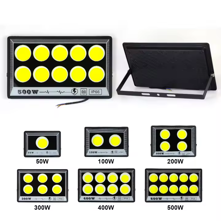 Lámpara De Inundación LED Alta Brillo 220V 50W 100W 200W 300W 500W IP65 Impermeable Para Iluminación Exterior Jardín Calle - 1