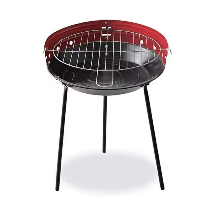 Barbacoa de Carbón con Patas EDM Rojo (Ø 33 x 45 cm) - 1