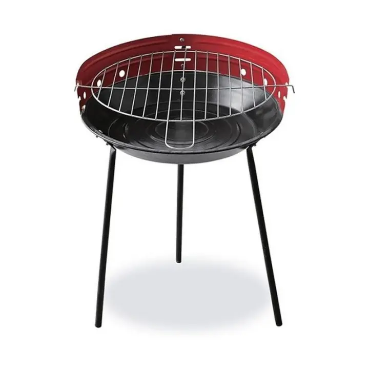 Barbacoa de Carbón con Patas EDM Rojo (Ø 33 x 45 cm) - 1