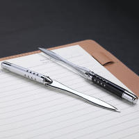 Cuchillo Para Abrir Letras De Metal En Forma De Sobres 1pc Regalo Creativo Para Oficina Hoja De Acero Inoxidable Para Cortar - details 8