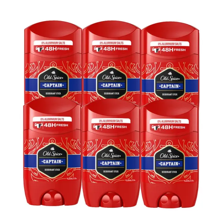 Old Spice Captain Desodorante En Barra Para Hombres 6x50ML - 1