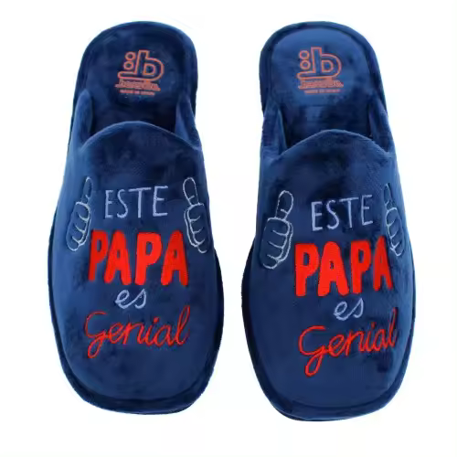 Zapatillas casa PAPÁ GENIAL BEREVËRE IN4710. Hechas en España - 1
