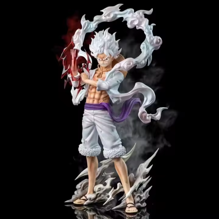 Figura De Anime One Piece 25cm Luffy En 5 Gear Con Nika Modelo PVC Estatua De Colección Decoración Juguetes Regalos Para Fans - 1