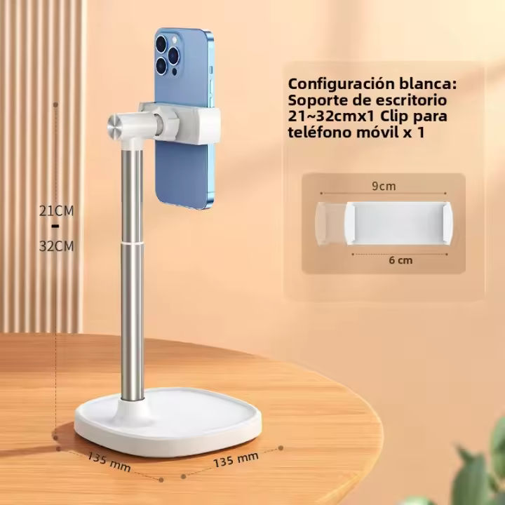 Soporte De Teléfono Móvil MoZhao Con Succión Magnética Para Escritorio Ajuste De Elevación Magsafe Compatible Con iPhone 12/13/14 Promax TikTOK Universal - 1