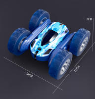 Coche De Acrobacia RC 2.4G Con Control Remoto Doble Cara Rotación 360° Carro De off Road Regalo Para Niños Y Adultos Hombres - details 16