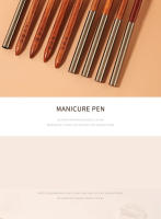 Cepillo Para Uñas Profesional De Nylon Para Diseño De Arte De Uñas Acrílicas UV Gel Puntos Manicura Herramientas De Maquillaje - details 10