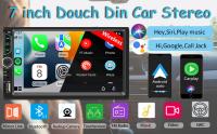Radio De Coche Con Pantalla Táctil HD De 7 Pulgadas 2 Din Reproductor De Vídeo De Alta Calidad Con Wireless CarPlay Android Auto Y Bluetooth Cámara Trasera Incluida - details 0