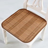 Almohadilla De Silla De Verano De Bambú Respirable Para Hogar Y Oficina Cojín De Asiento De Comedor De Seda Bambú Silken - details 4