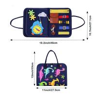 Tablero ocupado para niños pequeños, 3 capas, tablero de actividades de 1 año, juguete Montessori, bebé de 1, 2, 3, 4 años, niña, niño, aprender habilidades básicas - details 0