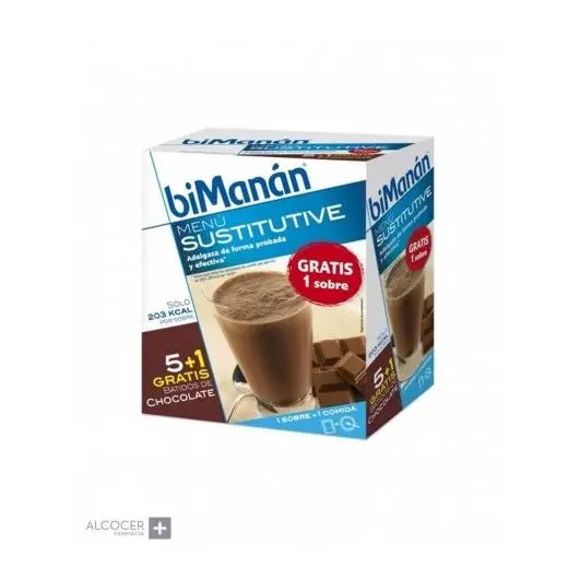 Batido Sustitutivo Bimanan Chocolate - Control de Peso - 1