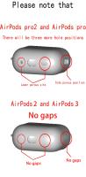 Funda Protectora De Silicona Verde Fantasma Para AirPods 3 2 1 Pro2 pro Cubierta Suave Para Auriculares Compatible Con Airpods - details 1