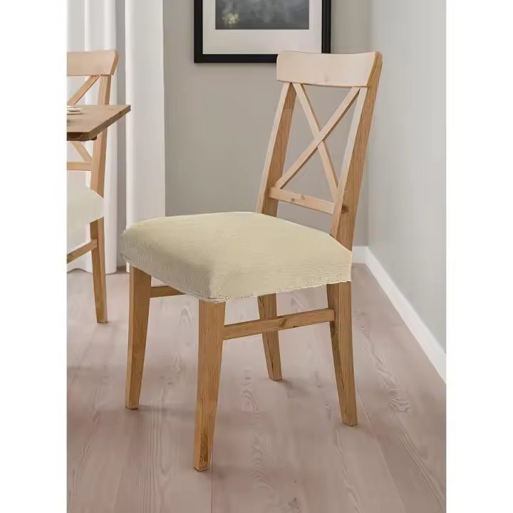 GFD Textiles- Fundas de Sillas Ajustables Salón Comedor, Funda Asiento Jacquard Protectoras elásticas, Fundas Desmontables Suaves Antimanchas Lavables - 1