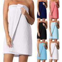 Toalla De Baño Para Mujer Estilo Spa Con Cierre Ajustable Textil Doméstico Toalla De Cuerpo Uso Doméstico Toalla Usable - details 0