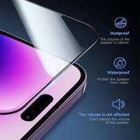 Protector De Pantalla De Vidrio Templado Para iPhone Con Auto Eliminación De Polvo Y Sin Bolitas Instalación Un Click Visión HD Dinámica Del Área - details 3