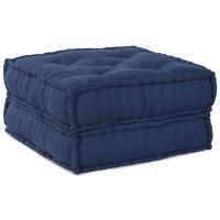 Pouffe Modular vidaXL Índigo 70x70x36 Tela - details 3