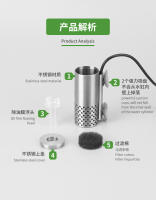 Procesador De Película De Aceite Eléctrico Para Acuario Tanque De Peces Acero Inoxidable USB Filtro Auto-Primado Cabeza Flotante - details 2