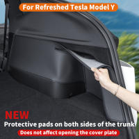 Juego De 2 Piezas De Almohadillas Protectoras Para Maletero De Tesla Model Y Antideslizantes Y De Cuero Artificial Para Refrescado - details 0