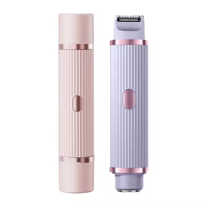 Afeitadora Eléctrica Para Mujer Epilador Corporal Trimmer De Bikini Cuchilla Para Piernas Cara Y Barba 2 En 1 Eliminador De Vello - 1