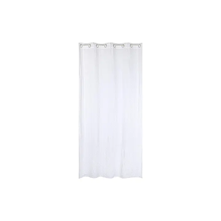Cortina Poliester 140X260X260 Bordado Blanco El mejor complemento para tu hogar  -Fijalo- - 1