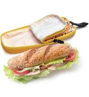 FRIENDS- Porta Bocadillos, portabocadillos infantil, bolsa para bocadillos, bolsa Infantil, bolsa para almuerzo, Termoinsulado, Reutilizable, bolsa reutilizable, PORTABOCADILLOS ENROLLABLE ZIPPER ROLL FIRENDS - details 14