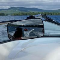 Universal espejo retrovisor marino, para barcos de esquí pontón barco deportes acuáticos embarcaciones Surf - details 1