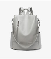 Mochila de cuero para Mujer, Bolso de viaje de Ocio, antirrobo, nuevo modelo, mochila de gran capacidad, Bolso de cuero, bolso de ocio de un solo hombro, multiusos - details 1