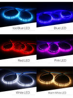 Tira De Luces LED S Forma 6mm Ancho DC5-12V 2835 5m 120LED/m Blanco Rojo Azul Para DIY Signe Neón Letra Flexible Plegable Cadena Lámpara - details 5