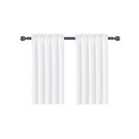 Cortinas De Voile Transparente Impermeables Para Cocina Y Baño 1/2 Panel Con Bolsa De Palas Para Rodamiento No See-Through Modernas Para Ventanas - details 6