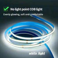 Tira De Luz LED COB 5V USB Para Iluminación Interior Adecuada Para Sala De Estar Dormitorio Armario Fondo De Pared Cocina TV - details 5