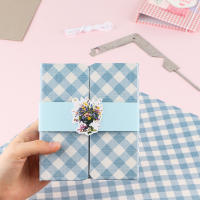 Herramienta De Cubierta De Libro 5-en-1 En Acero Inoxidable Para Marcado De Libros De Scrapbooking Regla Y Guía De Talla Para Cuaderno Y Álbum - details 11