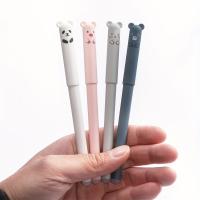 Bolígrafo De Gel Creativo De Gato Oso Animal Borrable 0.5mm Tinta Azul/Negra Suministros Escolares Y De Oficina Con Recarga Y Eraser Mágico - details 4