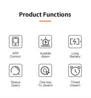 Sensor De Puerta Y Ventana WiFi Tuya Alarma De Seguridad Anti-Robo Compatible Con Alexa Y Google Assistant Detector De Intrusos - details 1