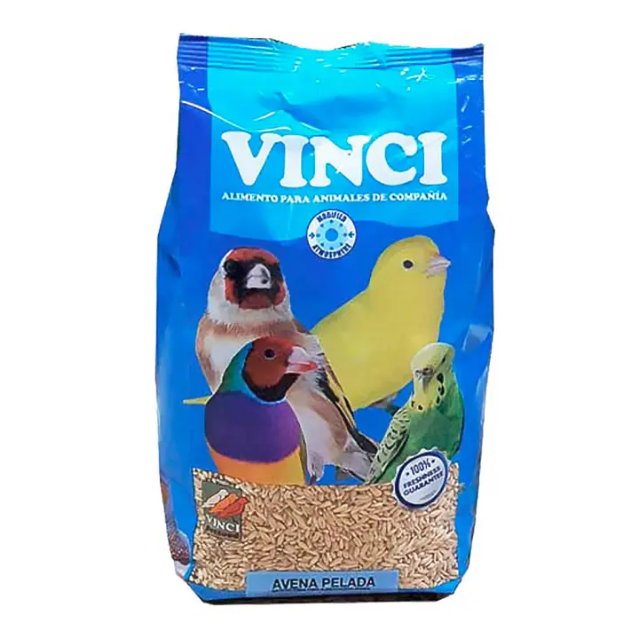 Vinci, Avena Pelada 1kg, 5kg, Semillas para Canarios, Jilgueros y otros Pájaros - 1