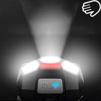 Linterna Frontal SOLOLANDOR Ultra Brillante LED 800LM Con Sensor De Movimiento Recargable USB Impermeable Para Pesca Y Caza - details 6
