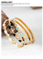 Encanto Pulsera de amor con aceite de gota de agua de circón de cristal, personalidad de alta gama, moda de nicho, temperamento simple, acero de titanio chapado en oro de 18 quilates - details 10