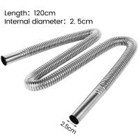 Tubo De Escape De Acero Inoxidable 120/200CM Con 2 Abrazaderas Para Calentador De Coche Diesel Y Gasolina Ventilación Del Motor - details 6