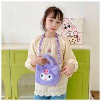 Bolso De Hombro De Peluche Sanrio Estilo Dibujos Animados Hello Kitty Kuromi Melody Bolso Cruzado Lindo Para Niños Regalo De Cumpleaños - details 6