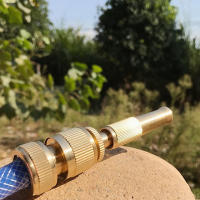 Pistola De Agua De Latón Con Conector Rápido Para Jardín Regulador De Presión Directo Sprinkler Ajustable Herramienta De Jardinería - details 7