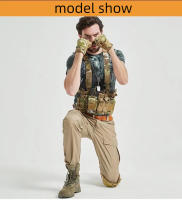 Guantes Tácticos Multicam Unisex Antideslizantes Militar Bicicleta Airsoft Motocicleta Paintball Trabajo Equipamiento Camuflaje Dedos Completos - details 0