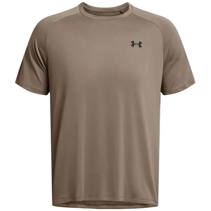 Camiseta de Manga Corta Under Armour Tech 2.0 para hombre en color marron - 1