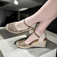 Calzados Soraia Sandalia Ganchillo Mujer Verano, sandalias cuñas  comodas y elegante. - details 10