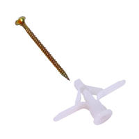 Anclaje De Tornillo Con Plástico 50/100pcs Para Techo Muro Y Cable Accesorios De Expansión De Tubo Aéreo M4 Kit De Herramientas Para Carpintería - details 17