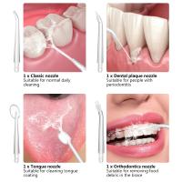 Irrigador Oral Portátil Flosser De Agua Dental Recargable USB Con 4 Tiras De Jetable 220ml 3 Modos IPX7 1400rpm Para Adultos - details 2