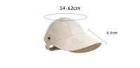 Sombrero De Playa Para Mujer Con Pico Y Cordón Estilo Pesca Protección UV Plegable Y Ajustable Sombrero De Pico Para Verano - details 1