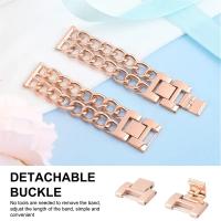 Correas De Reloj De Lujo Para Xiaomi Redmi Watch 5 Active/Lite/Xiaomi Watch S4 Compatible Con Samsung Galaxy Watch 7 6 5 4 Clásico 20mm 22mm Material De Acero Inoxidable Unisex - details 4