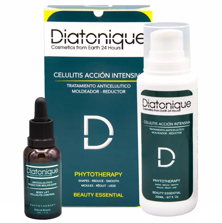 Tratamiento Anticelulítico Intensivo de Shock 21 días - Crema y Serum de Diatonique - Pack 200 ml + 30 ml - 1
