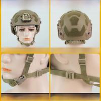 Casco Táctico De Dos Capas Alta Corte Con Tapa De Ajuste Rápido Y Knob Velcro Para Ciclismo Y Protección Esportiva Equipamiento Unisex Tamaño 52-62cm - details 9