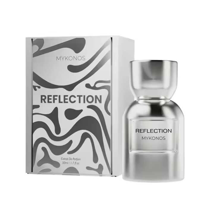 Mykonos Reflection – Perfume cítrico-frutal y amaderado, salida chispeante de pomelo, corazón jugoso de durazno y rosa & fondo cremoso de sándalo y vainilla - 1