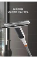 Limpia Ventanas Doble Cara Con Rojellador Y Botella De Spray Herramienta De Limpieza Para Vidrio Exterior Con Mango De Aluminio - details 9